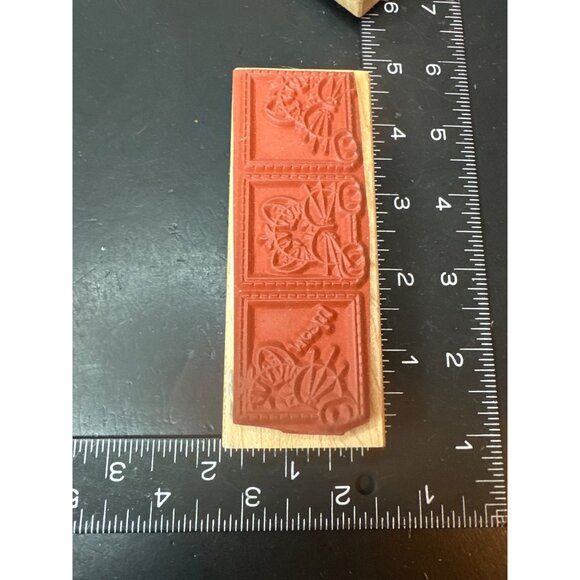 Cat Kitty Border Meow Rubber Stamp by Great Impressions G268 - Picture 3 of 4